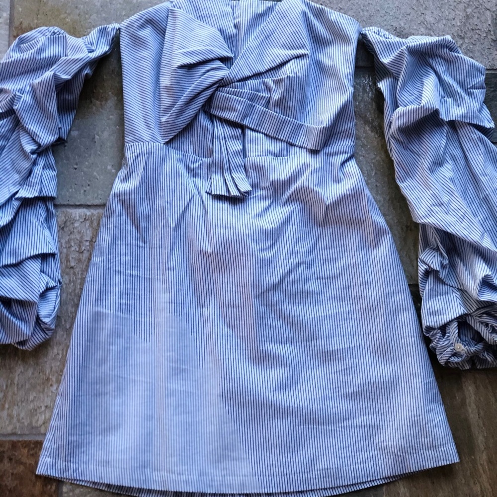 Off the shoulder mini dress